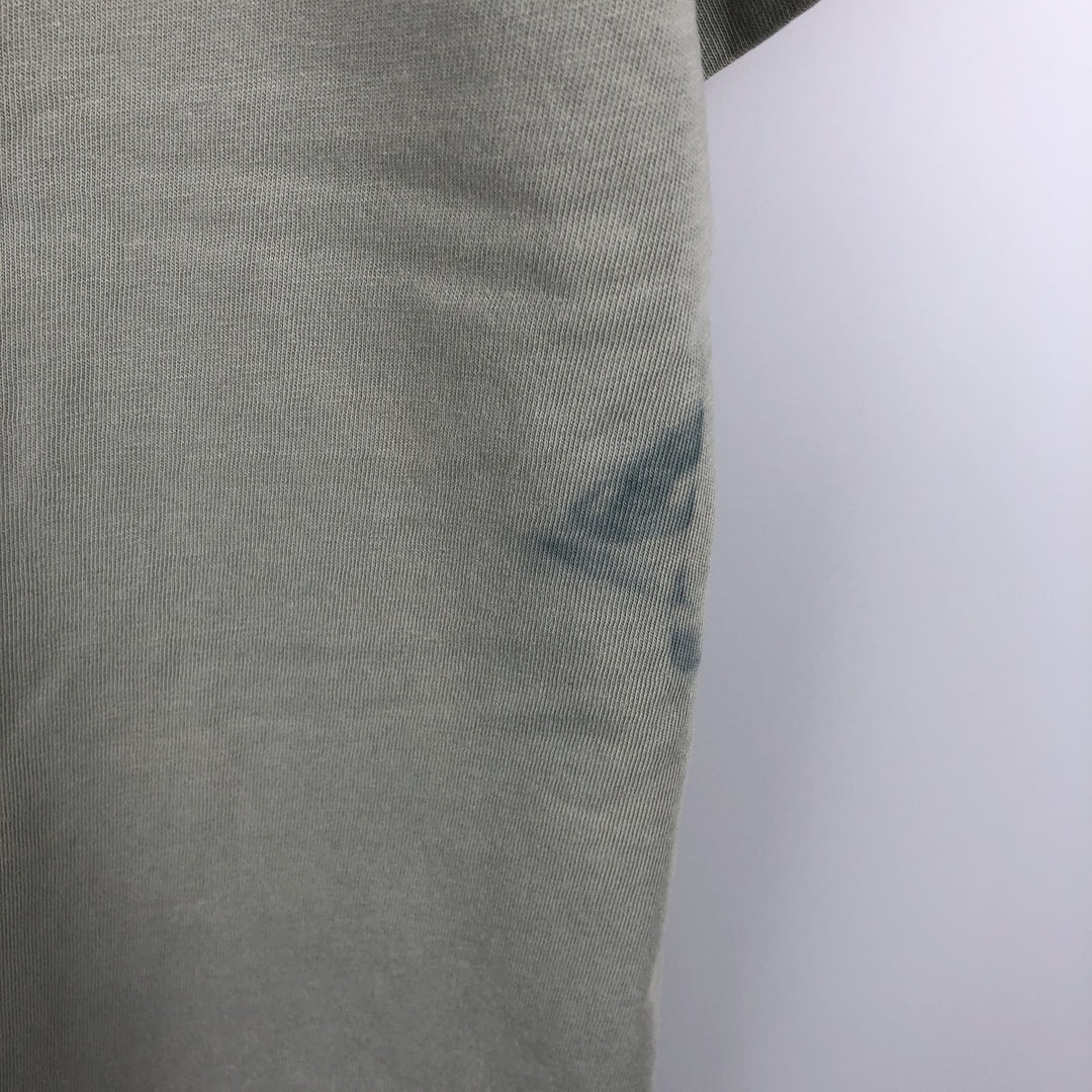 90'S Harley Davidson Eagle Pattern Motorcycle Bike T-shirt Men's XL Vintage unclear Khaki type sage green Vintage Second Hand