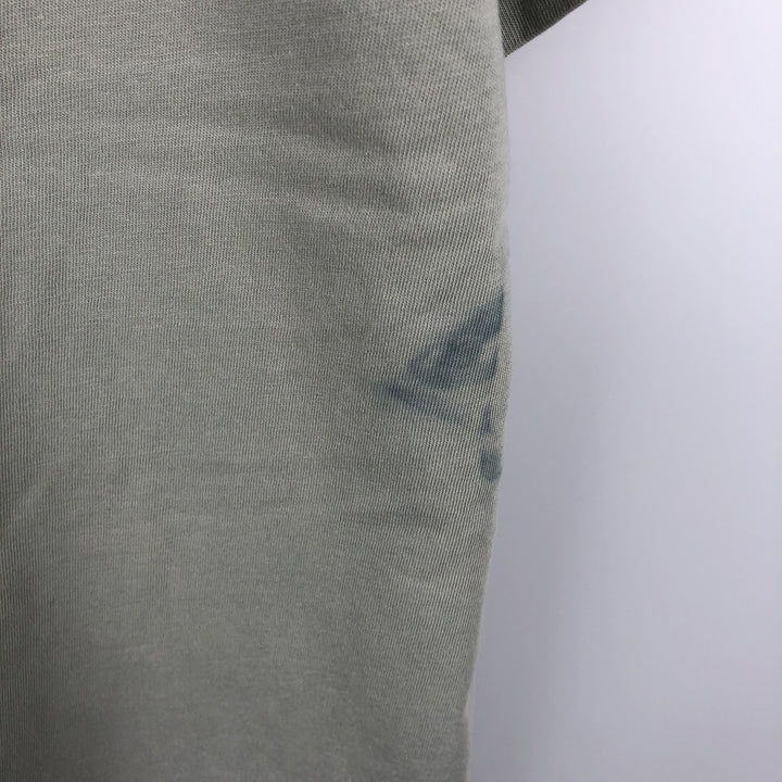 90'S Harley Davidson Eagle Pattern Motorcycle Bike T-shirt Men's XL Vintage unclear Khaki type sage green Vintage Second Hand