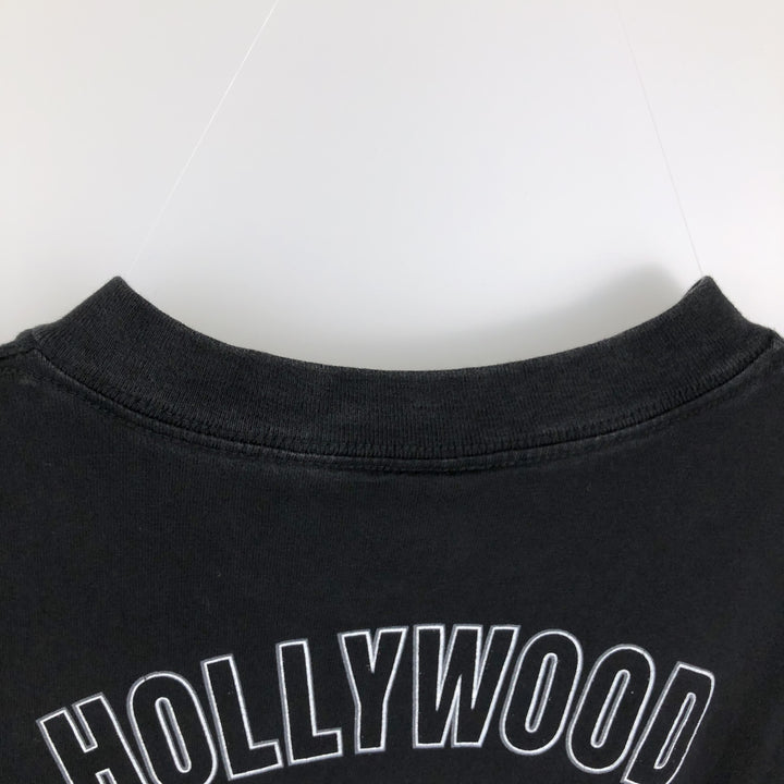 90'S Harley-Davidson Eagle Pattern Motorcycle T-Shirt, Made in USA, Men's XL (approx.), Vintage cotton black type Vintage Second Hand