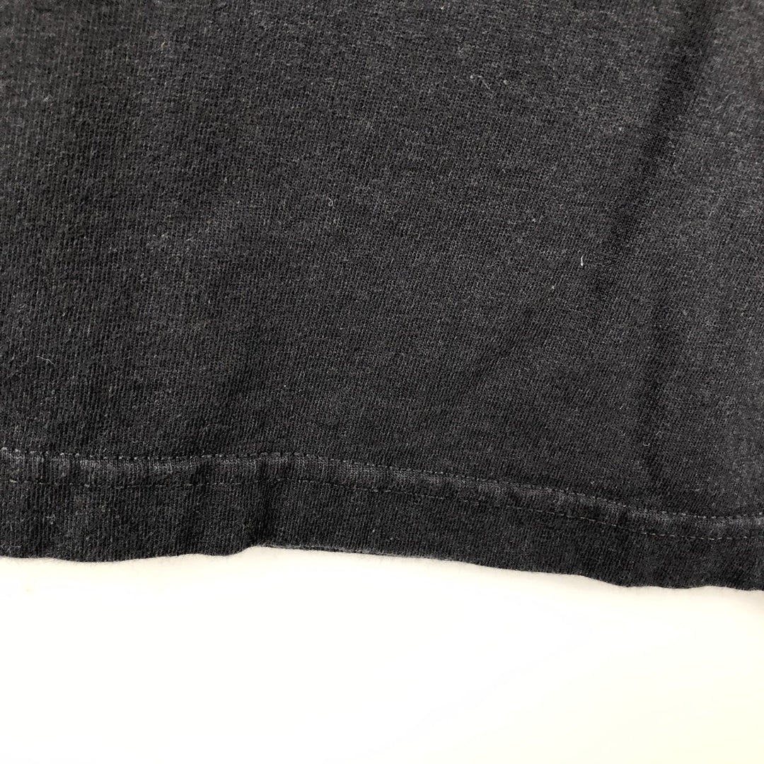 2000'S Harley-Davidson Eagle Pattern American Flag Motorcycle T-Shirt, Made in USA, Men's XXL equivalent. cotton black type Vintage Second Hand