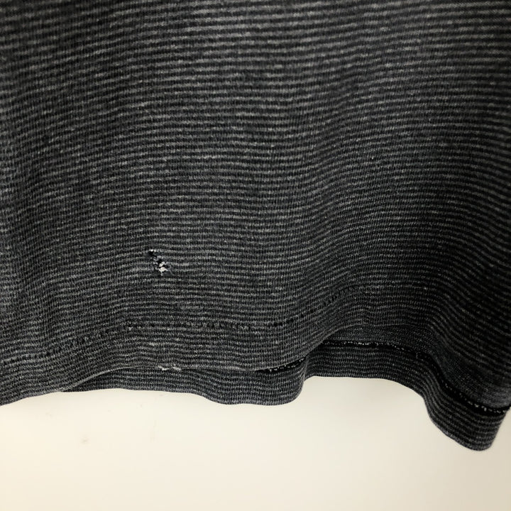 90'S Harley-Davidson Border Pattern Motorcycle T-Shirt, Made in USA, Men's XXL equivalent, Vintage cotton Charcoal Vintage Second Hand