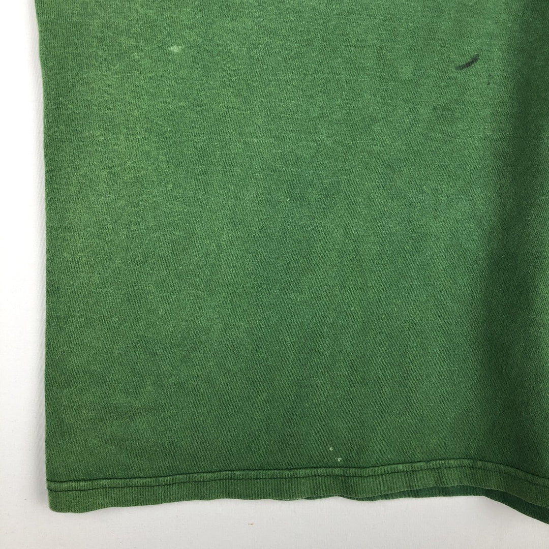 90'S Harley-Davidson Motorcycle Bike T-shirt Made in USA Men's XL Vintage cotton green type Vintage Second Hand