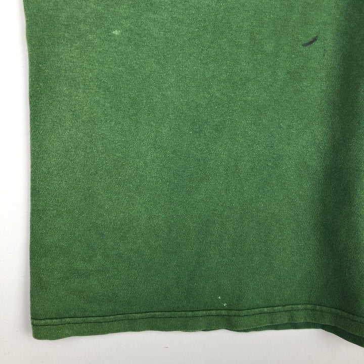 90'S Harley-Davidson Motorcycle Bike T-shirt Made in USA Men's XL Vintage cotton green type Vintage Second Hand