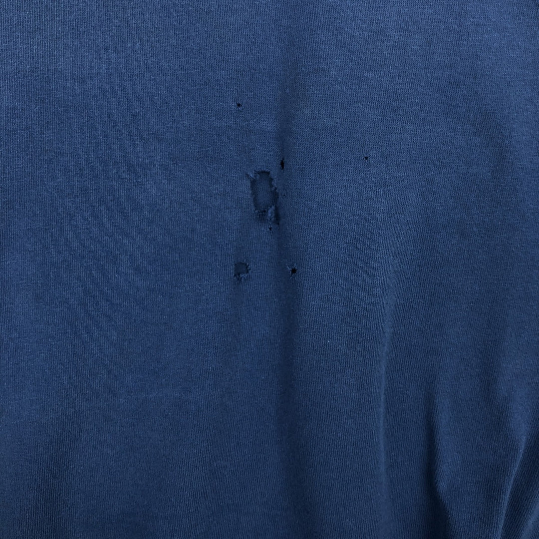 90'S Harley-Davidson Motorcycle Bike T-shirt Made in USA Men's L Vintage cotton blue type Vintage Second Hand