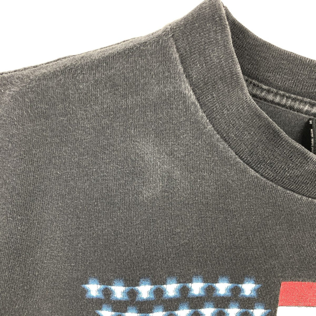 90'S Harley-Davidson Eagle Pattern Motorcycle T-Shirt, Made in USA, Men's Size M (Equivalent), Vintage cotton Charcoal Vintage Second Hand