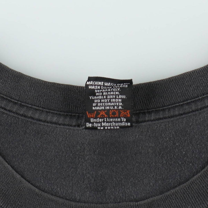 Harley-Davidson Fire Pattern Motorcycle Bike T-Shirt Made in USA Men's XL cotton gray type Vintage Second Hand