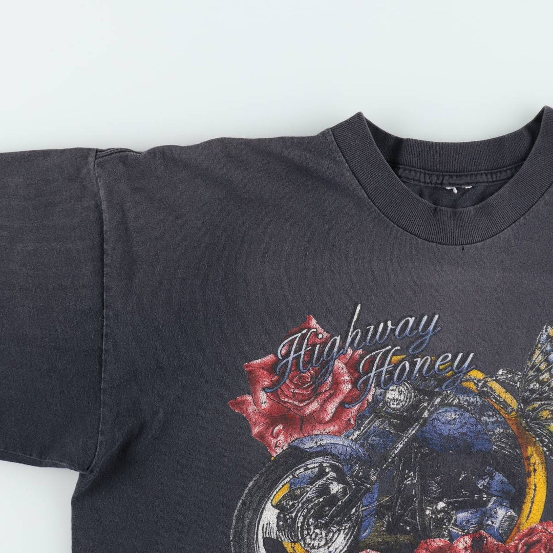 59th Sturgis Motorcycle Rally Motorcycle T-shirt, Men's XL equivalent. unclear gray type Vintage Second Hand
