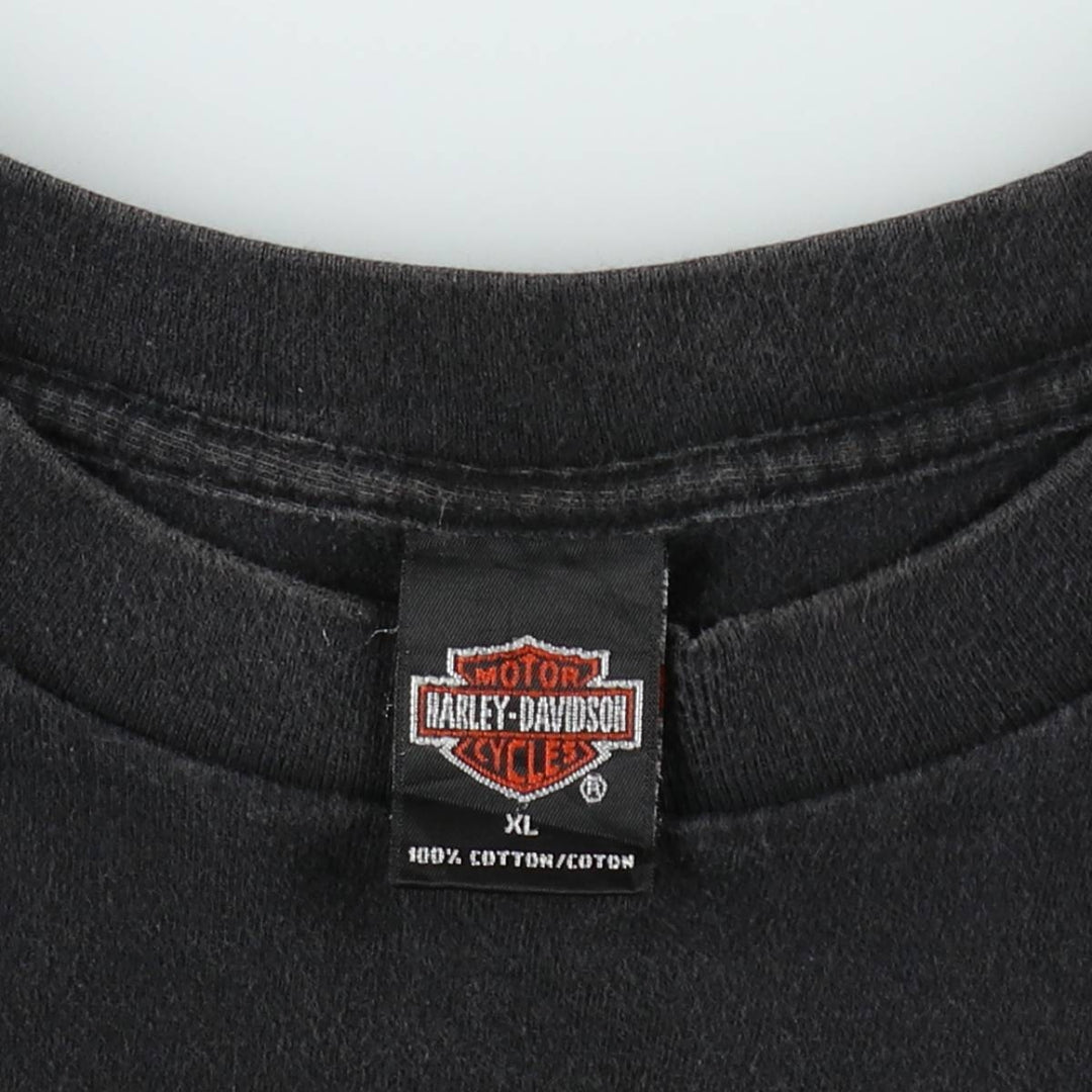 1990'S Harley-Davidson 58th Sturgis Motorcycle Rally Motorcycle T-shirt, Men's XL equivalent. cotton Charcoal Vintage Second Hand