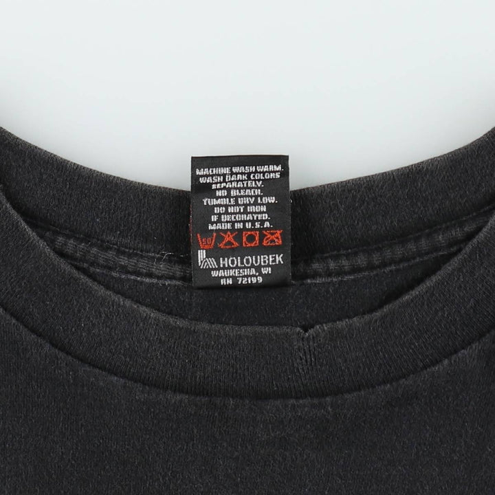 1990'S Harley-Davidson 58th Sturgis Motorcycle Rally Motorcycle T-shirt, Men's XL equivalent. cotton Charcoal Vintage Second Hand