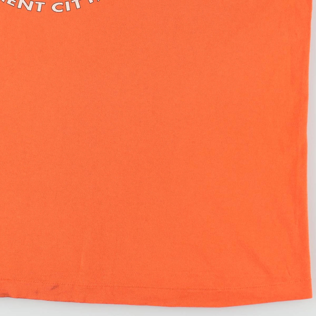90'S Harley-Davidson Hanes Heavyweight Eagle Pattern Motorcycle T-Shirt, Men's XXL equivalent. cotton orange type Vintage Second Hand