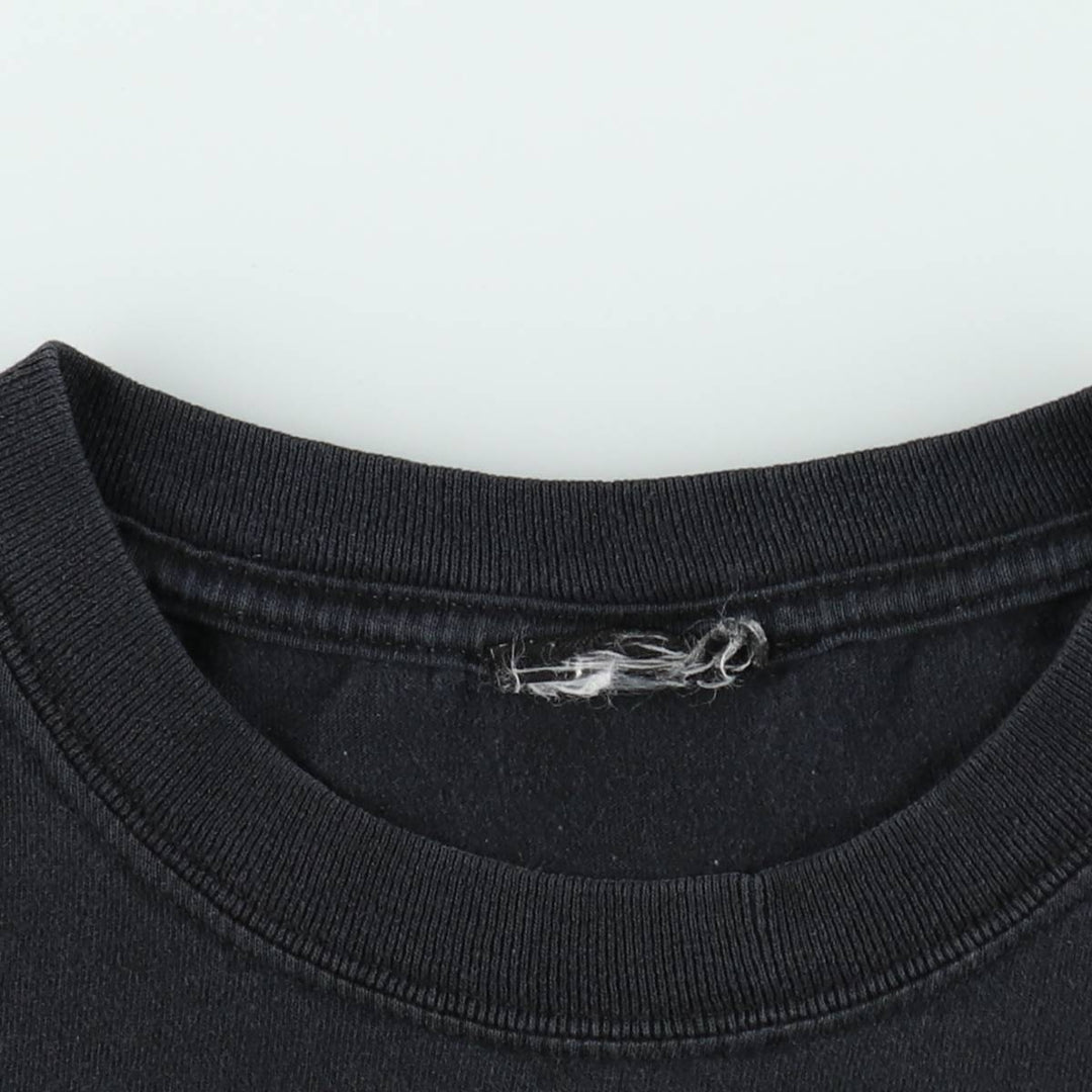 Harley-Davidson Fire Pattern Motorcycle Bike T-Shirt, Men's Medium unclear black type Vintage Second Hand