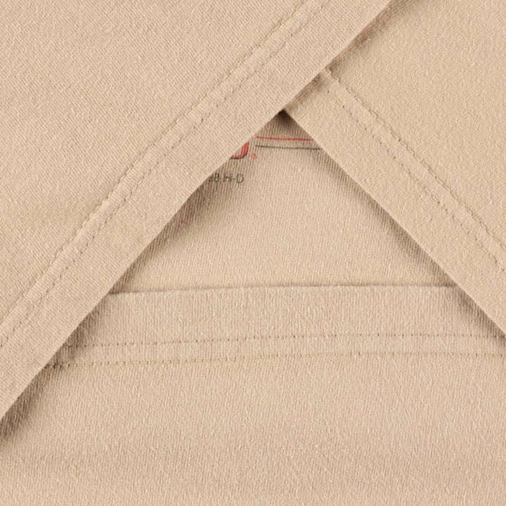 90'S Harley-Davidson Hanes BEEFY-T Motorcycle T-Shirt, Men's XXL equivalent, Vintage cotton Beige type Vintage Second Hand
