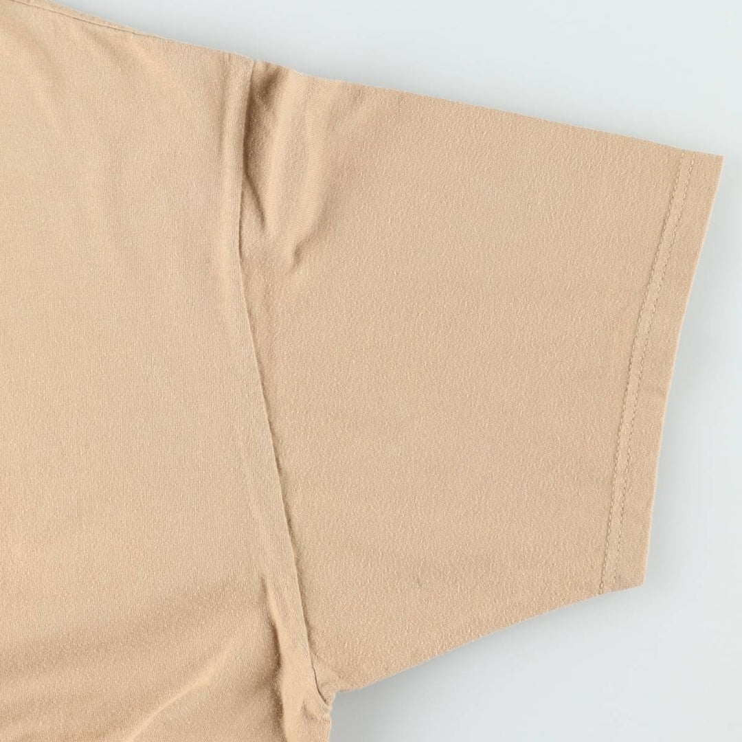 90'S Harley-Davidson Hanes BEEFY-T Motorcycle T-Shirt, Men's XXL equivalent, Vintage cotton Beige type Vintage Second Hand