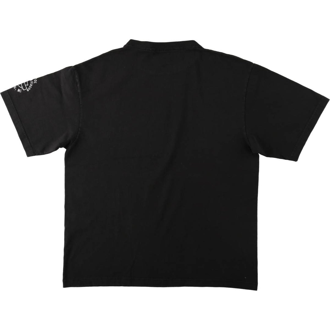 00'S Harley-Davidson Motorcycle Bike T-shirt Men's L size cotton black type Vintage Second Hand