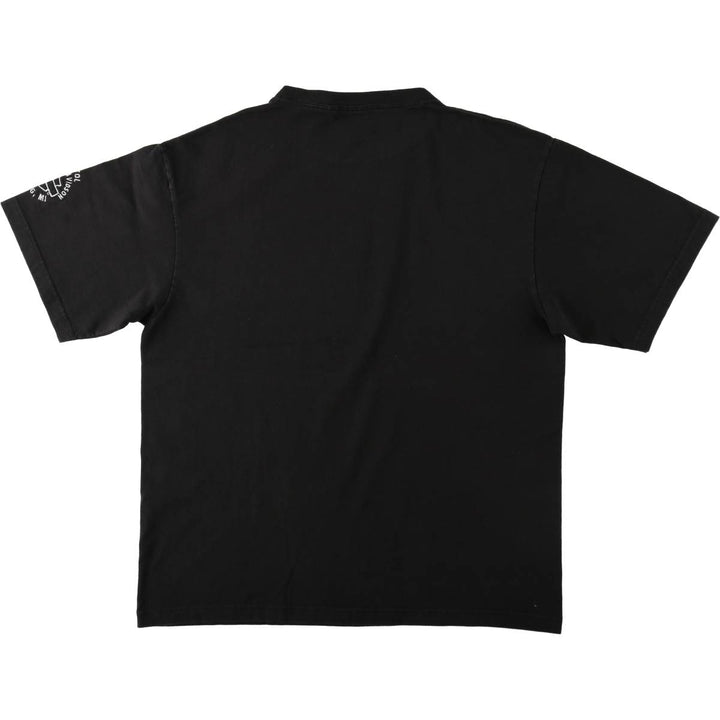 00'S Harley-Davidson Motorcycle Bike T-shirt Men's L size cotton black type Vintage Second Hand