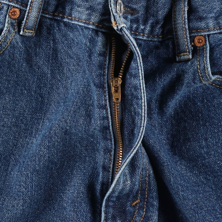 Levi's 550 denim shorts, short pants for men, size W35 cotton navy blue type Vintage Second Hand