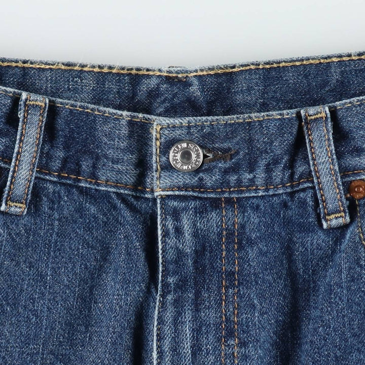 Levi's 550 denim shorts, short pants for men, size W35 cotton navy blue type Vintage Second Hand