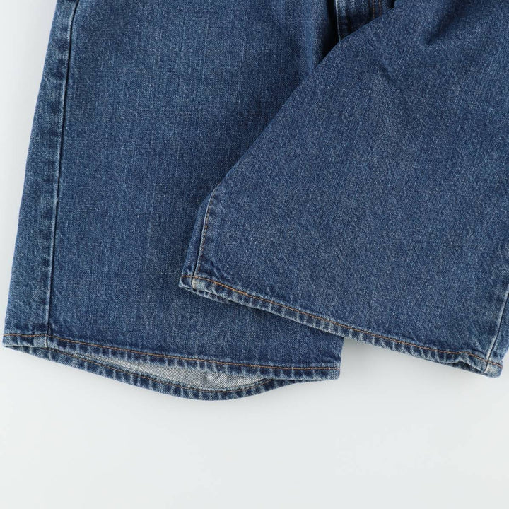 Levi's 550 denim shorts, short pants for men, size W35 cotton navy blue type Vintage Second Hand