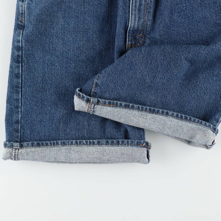 Levi's 550 denim shorts, short pants for men, size W35 cotton navy blue type Vintage Second Hand