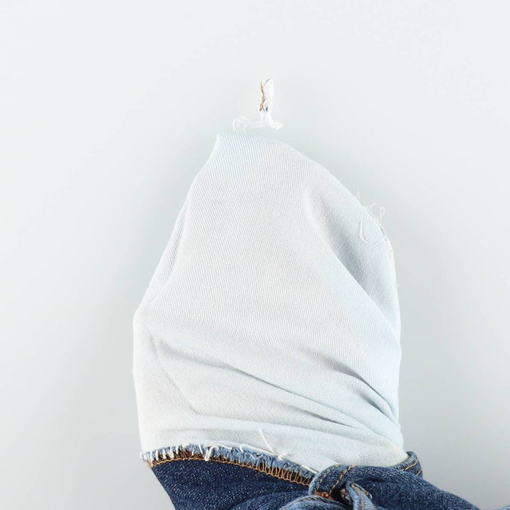 Levi's 550 denim shorts, short pants for men, size W35 cotton navy blue type Vintage Second Hand