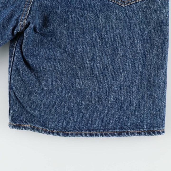 Levi's 550 denim shorts, short pants for men, size W35 cotton navy blue type Vintage Second Hand