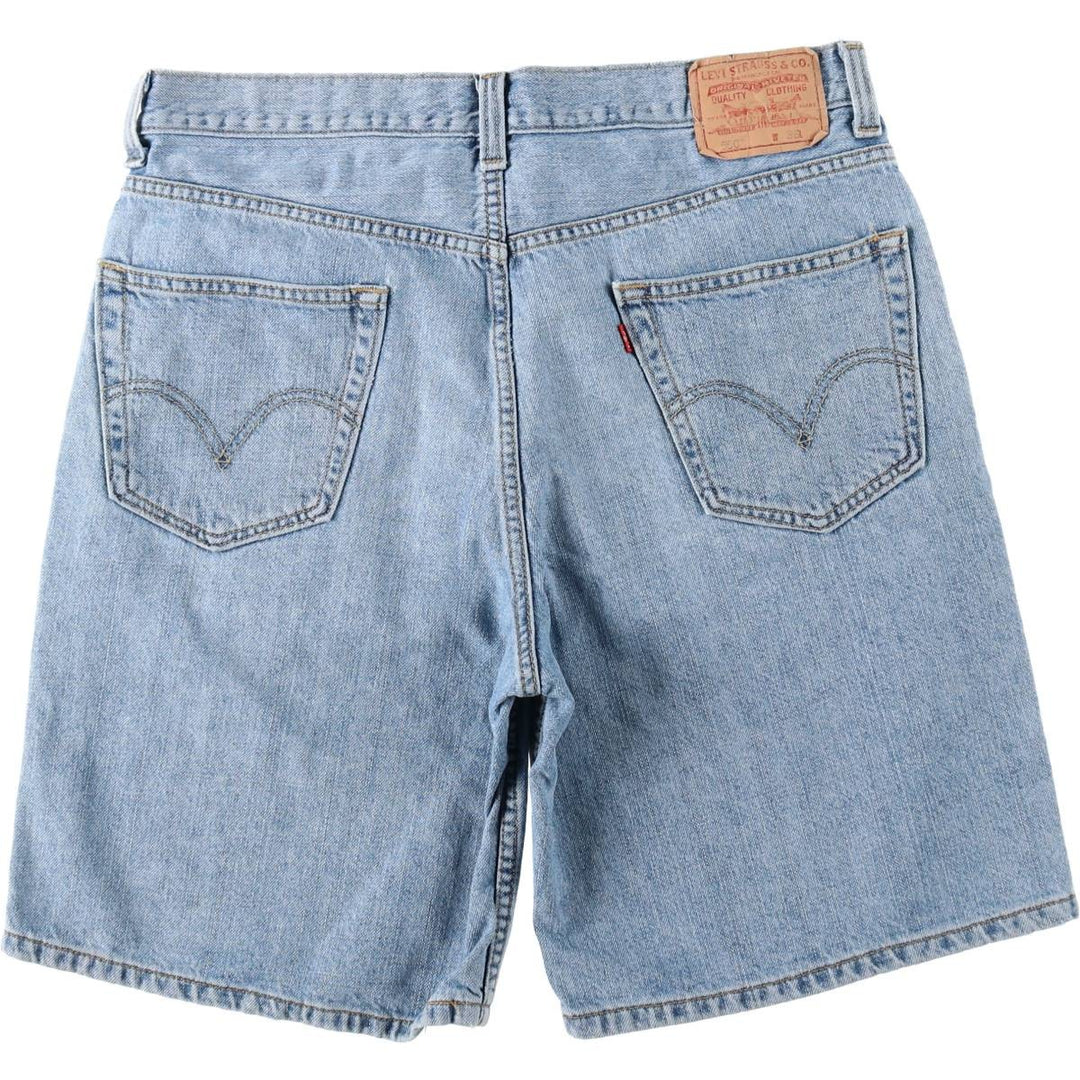 Levi's 550 Relaxed Fit Denim Shorts, Men's, W35 equivalent cotton Blue type light blue Vintage Second Hand