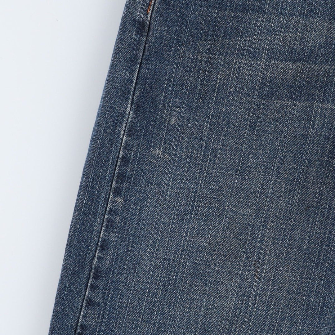 Levi's 569 LOOSE STRAIGHT denim shorts, half pants, jorts, men's w34 equivalent cotton navy blue type Vintage Second Hand