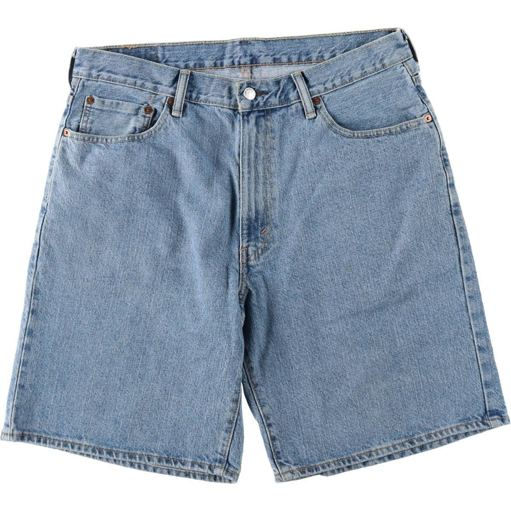 Levi's 550 denim shorts, short pants for men, size W37 cotton Blue type light blue Vintage Second Hand