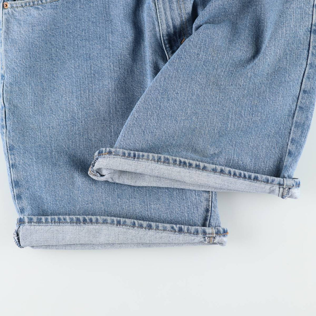 Levi's 550 denim shorts, short pants for men, size W37 cotton Blue type light blue Vintage Second Hand