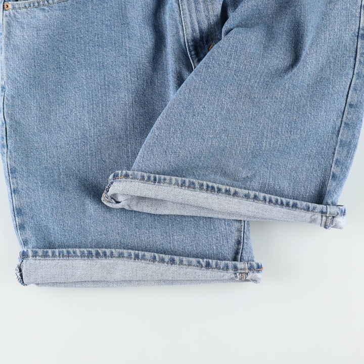 Levi's 550 denim shorts, short pants for men, size W37 cotton Blue type light blue Vintage Second Hand