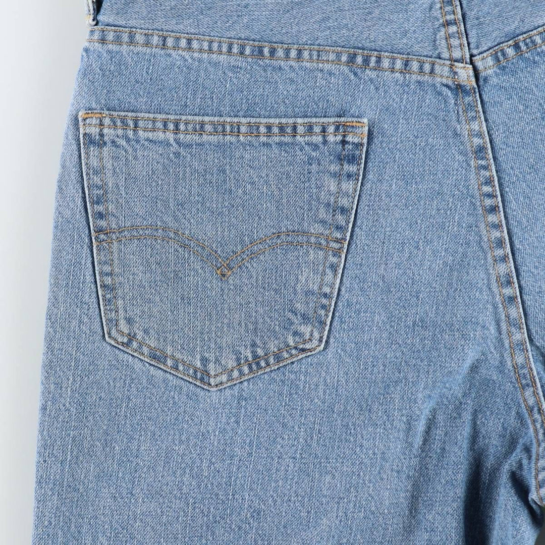 Levi's 550 denim shorts, short pants for men, size W37 cotton Blue type light blue Vintage Second Hand