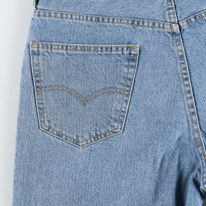 Levi's 550 denim shorts, short pants for men, size W37 cotton Blue type light blue Vintage Second Hand