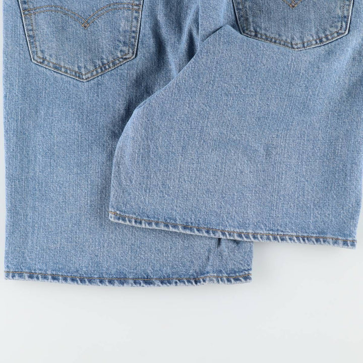 Levi's 550 denim shorts, short pants for men, size W37 cotton Blue type light blue Vintage Second Hand