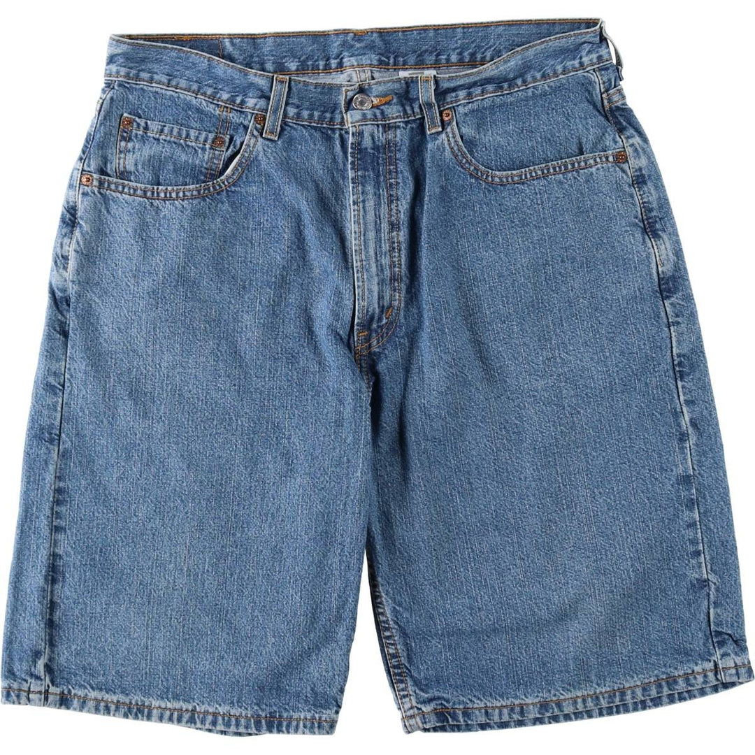 2000'S Levi's 569 Loose Fit Denim Shorts (Men's W35 equivalent) cotton blue type Vintage Second Hand