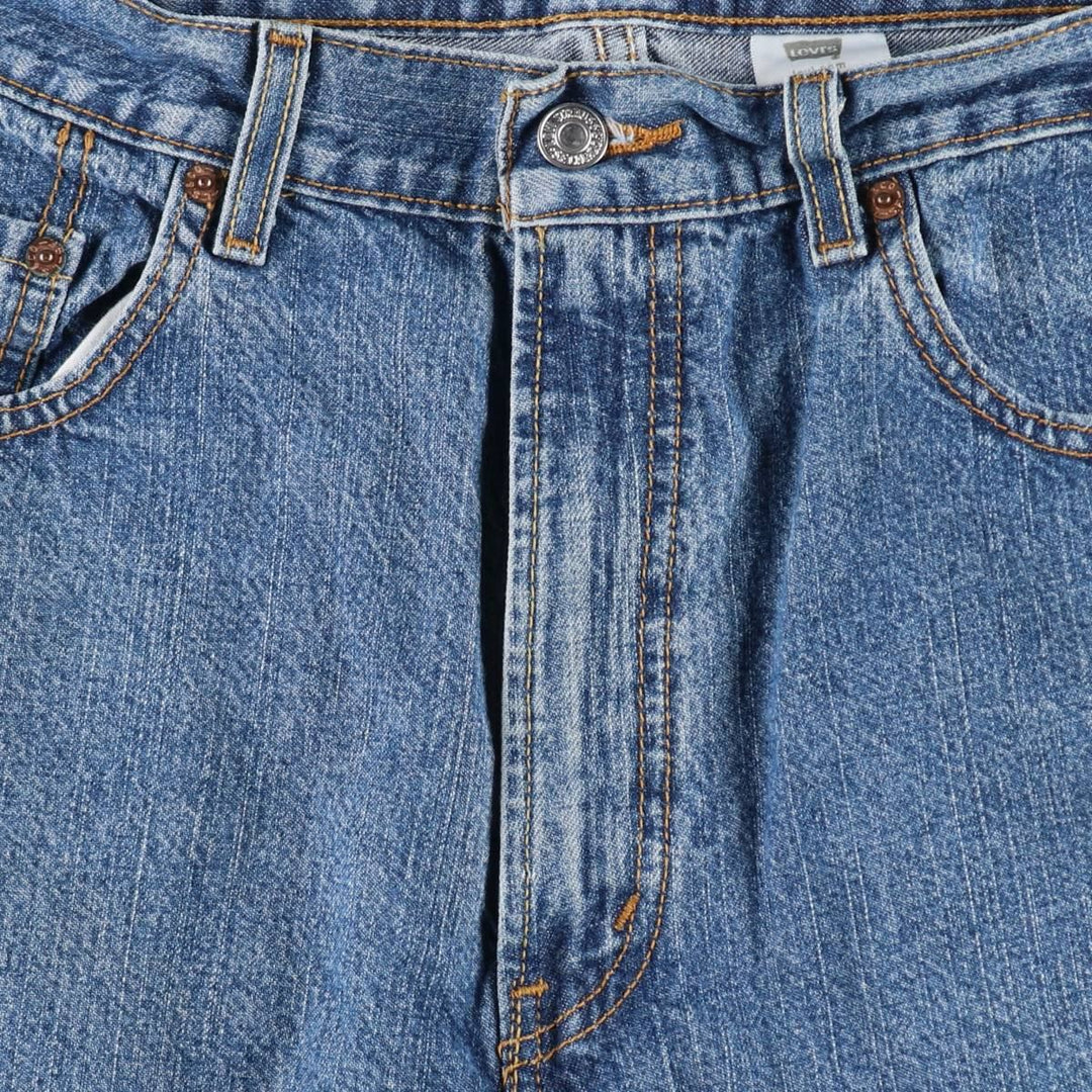 2000'S Levi's 569 Loose Fit Denim Shorts (Men's W35 equivalent) cotton blue type Vintage Second Hand
