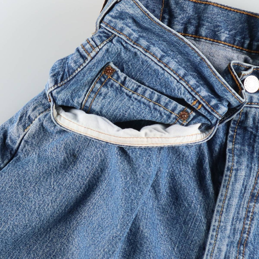 2000'S Levi's 569 Loose Fit Denim Shorts (Men's W35 equivalent) cotton blue type Vintage Second Hand