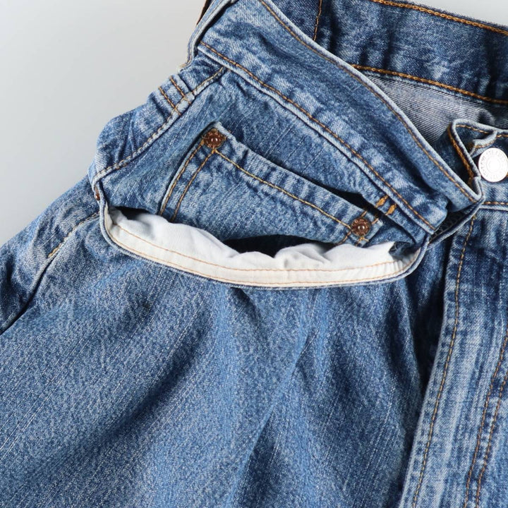 2000'S Levi's 569 Loose Fit Denim Shorts (Men's W35 equivalent) cotton blue type Vintage Second Hand