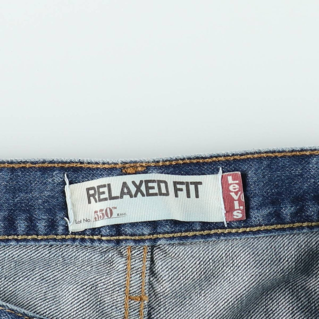 Levi's 550 Relaxed Fit Denim Shorts, Men's Size W32 cotton blue type Vintage Second Hand