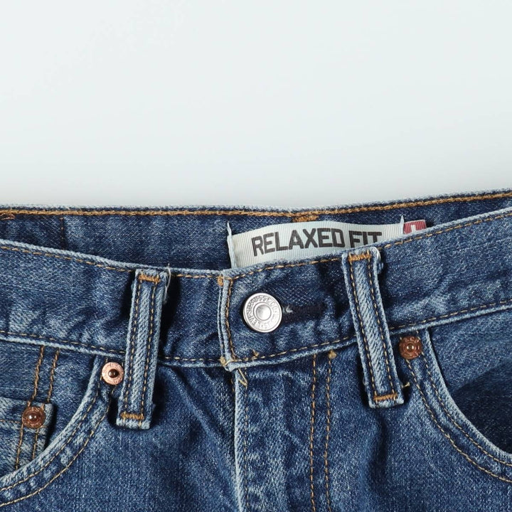 Levi's 550 Relaxed Fit Denim Shorts, Men's Size W32 cotton blue type Vintage Second Hand