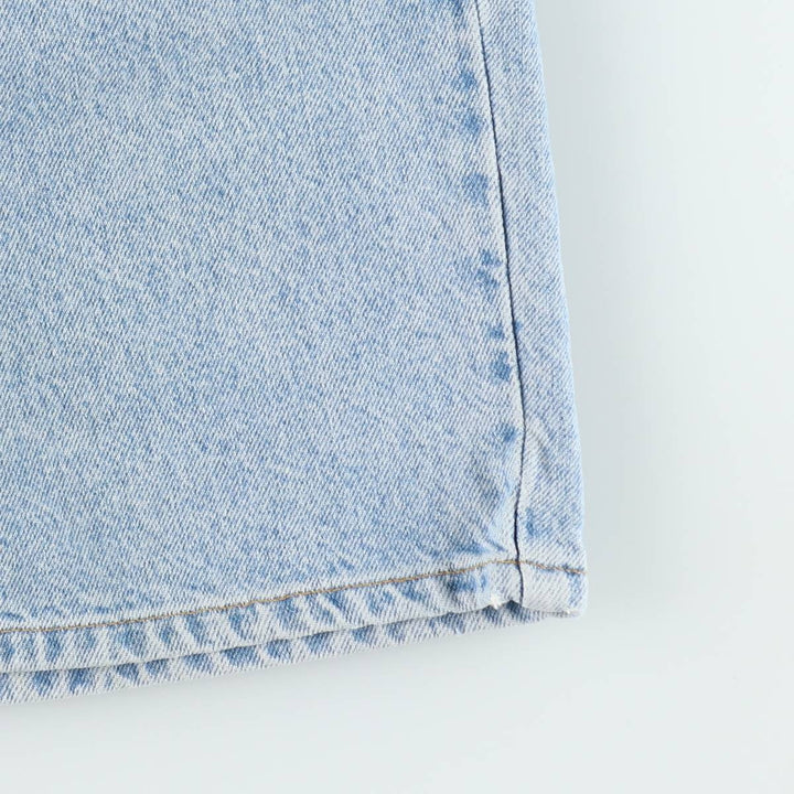 90s-00'S GAP DENIM BAGGY FIT denim shorts, men's size W35 (approx.) unclear blue type Vintage Second Hand