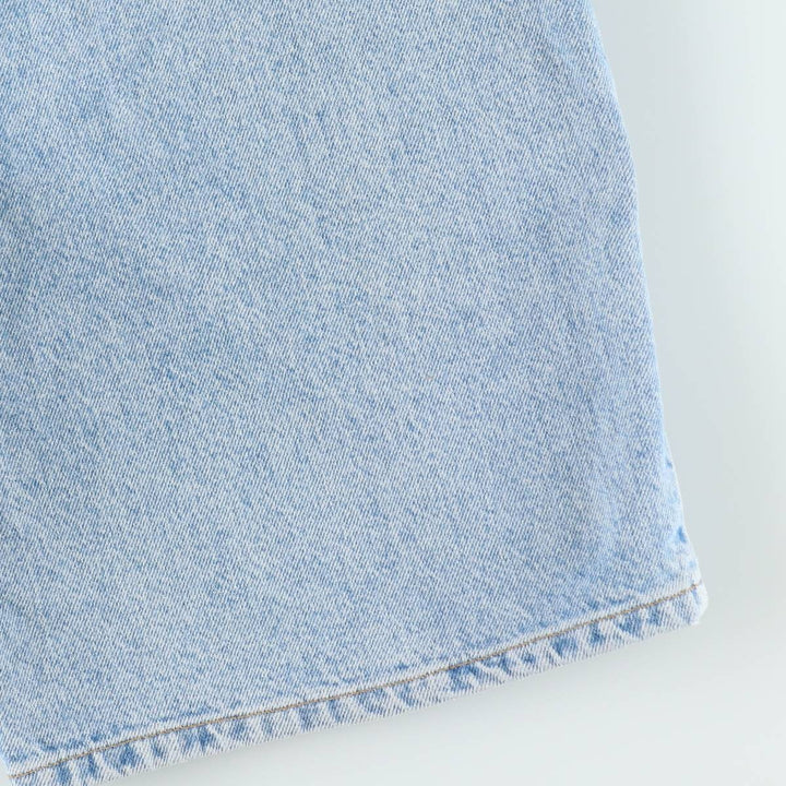 90s-00'S GAP DENIM BAGGY FIT denim shorts, men's size W35 (approx.) unclear blue type Vintage Second Hand