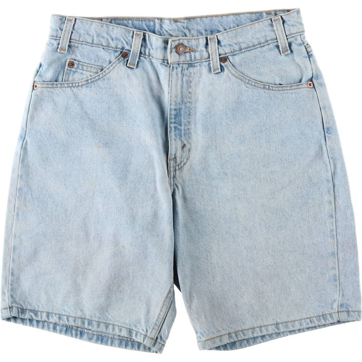 90'S Levi's 550 Relaxed Fit Denim Shorts, Men's Size W32 (approx.), Vintage cotton Blue type light blue Vintage Second Hand