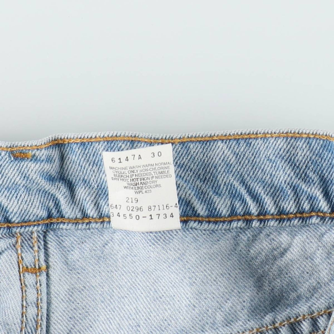 90'S Levi's 550 Relaxed Fit Denim Shorts, Men's Size W32 (approx.), Vintage cotton Blue type light blue Vintage Second Hand
