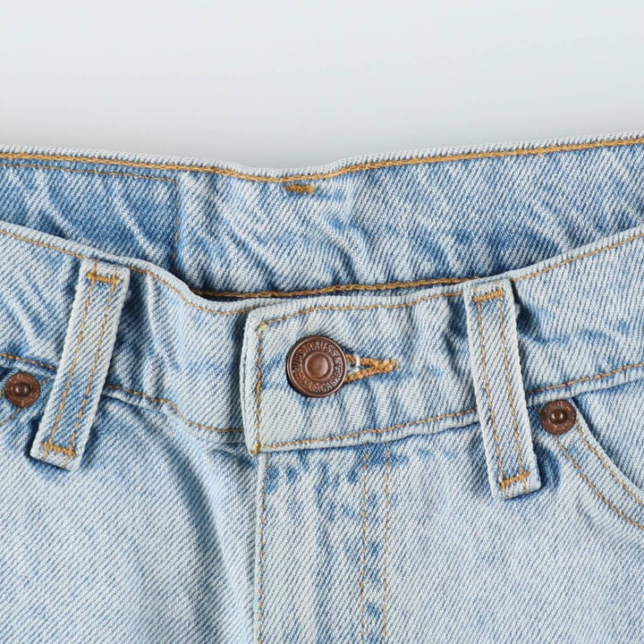 90'S Levi's 550 Relaxed Fit Denim Shorts, Men's Size W32 (approx.), Vintage cotton Blue type light blue Vintage Second Hand