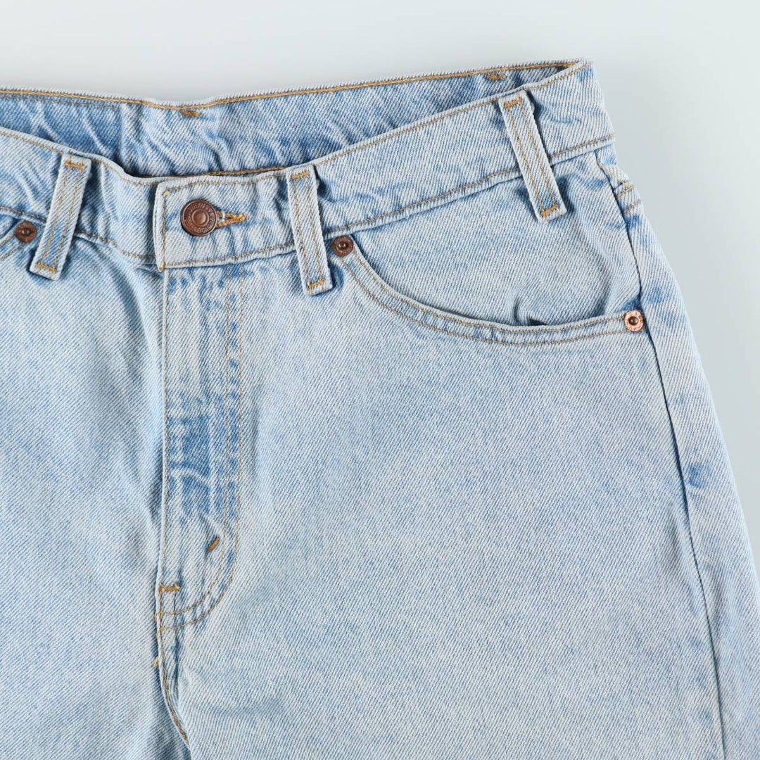 90'S Levi's 550 Relaxed Fit Denim Shorts, Men's Size W32 (approx.), Vintage cotton Blue type light blue Vintage Second Hand