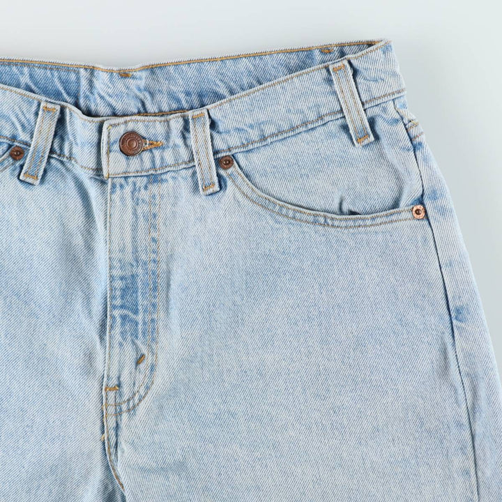 90'S Levi's 550 Relaxed Fit Denim Shorts, Men's Size W32 (approx.), Vintage cotton Blue type light blue Vintage Second Hand