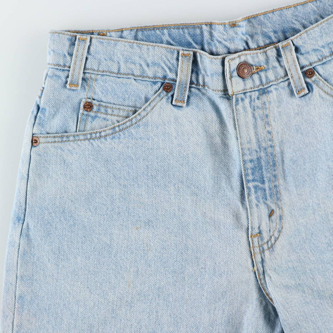 90'S Levi's 550 Relaxed Fit Denim Shorts, Men's Size W32 (approx.), Vintage cotton Blue type light blue Vintage Second Hand