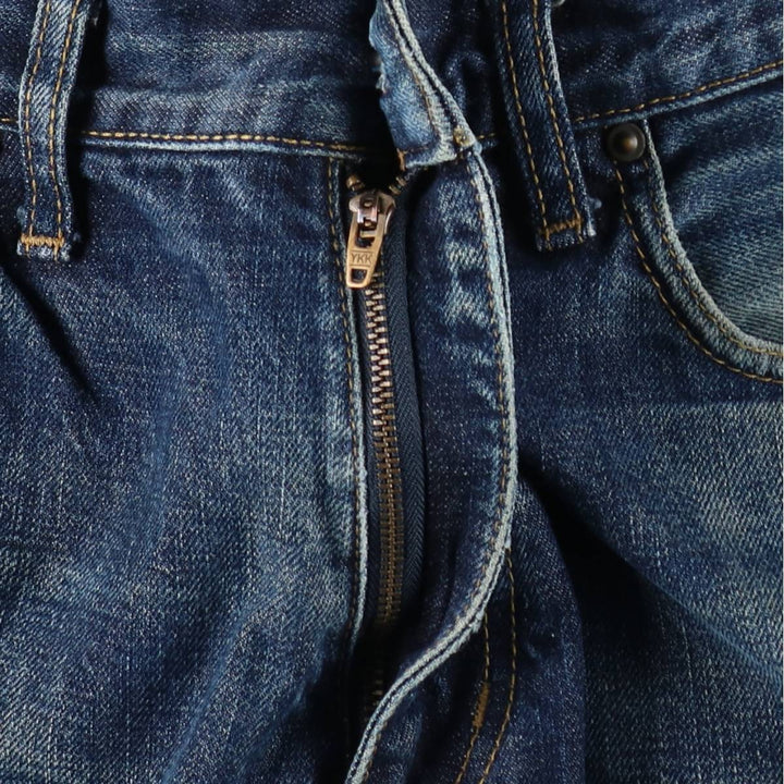 Carhartt Western Short II denim shorts, men's size W33 (approx.) cotton blue type Vintage Second Hand