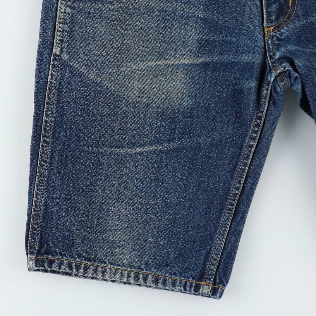 Carhartt Western Short II denim shorts, men's size W33 (approx.) cotton blue type Vintage Second Hand
