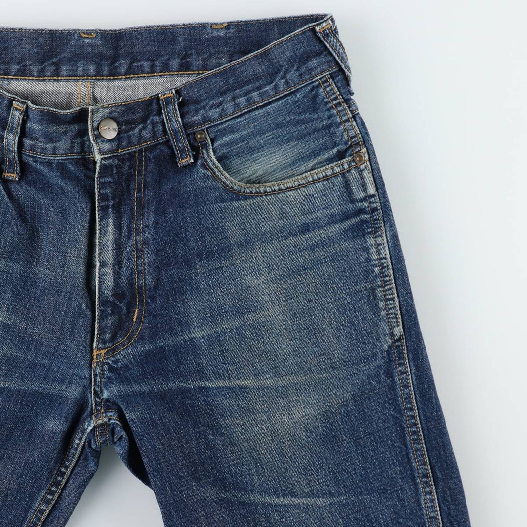 Carhartt Western Short II denim shorts, men's size W33 (approx.) cotton blue type Vintage Second Hand